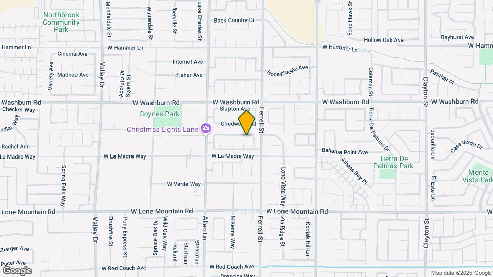 3403 Ocatillo Mesa Way Map and Location Details