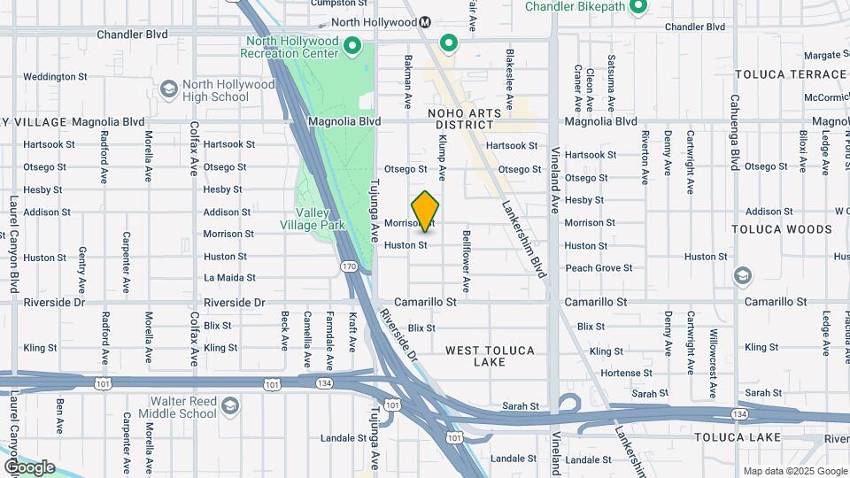 11255 Huston St, Unit 113 Map and Location Details