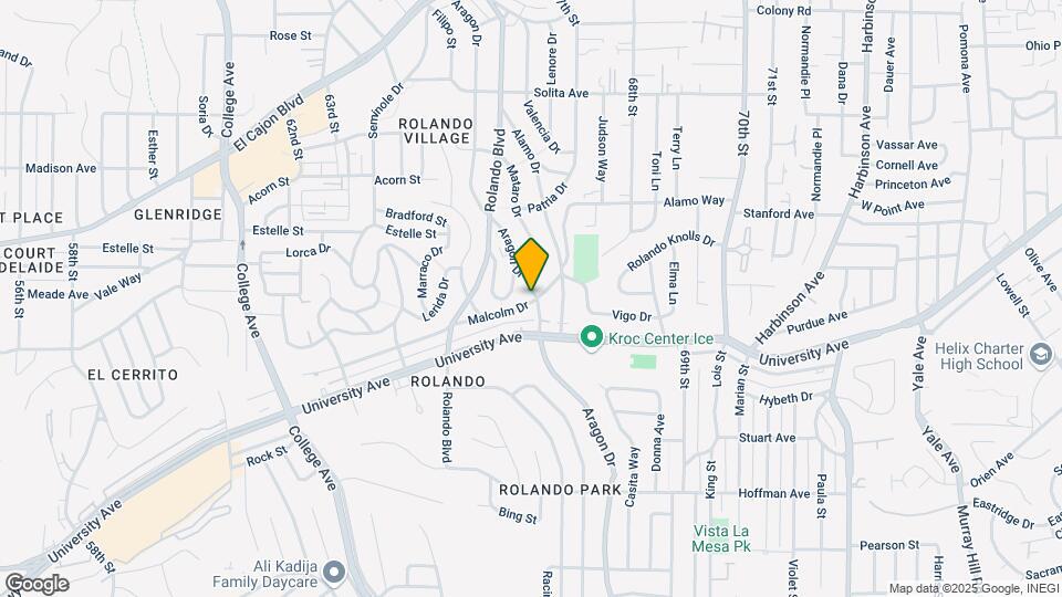6578 Malcolm Drive Map and Location Details