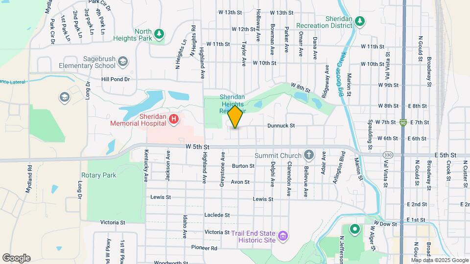 1048 Florence Ave Map and Location Details