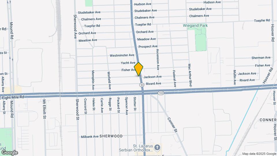 20863 Van Dyke Ave Map and Location Details