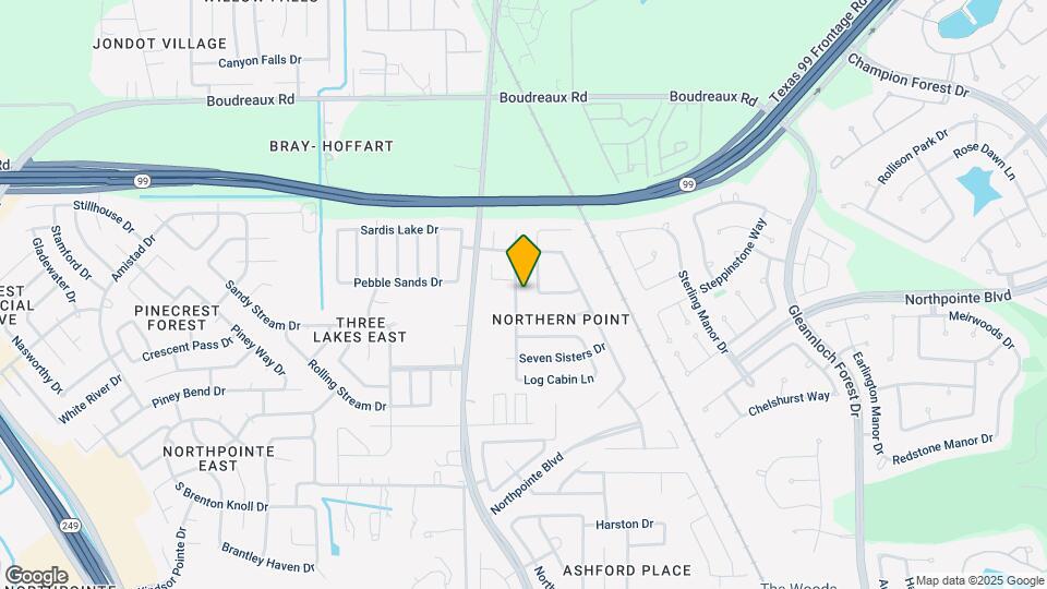 19626 Rippling Brook Ln Map and Location Details