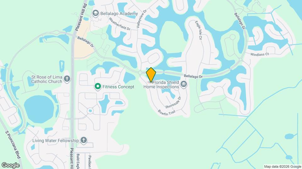 2581 Shoal Bass Way Map and Location Details