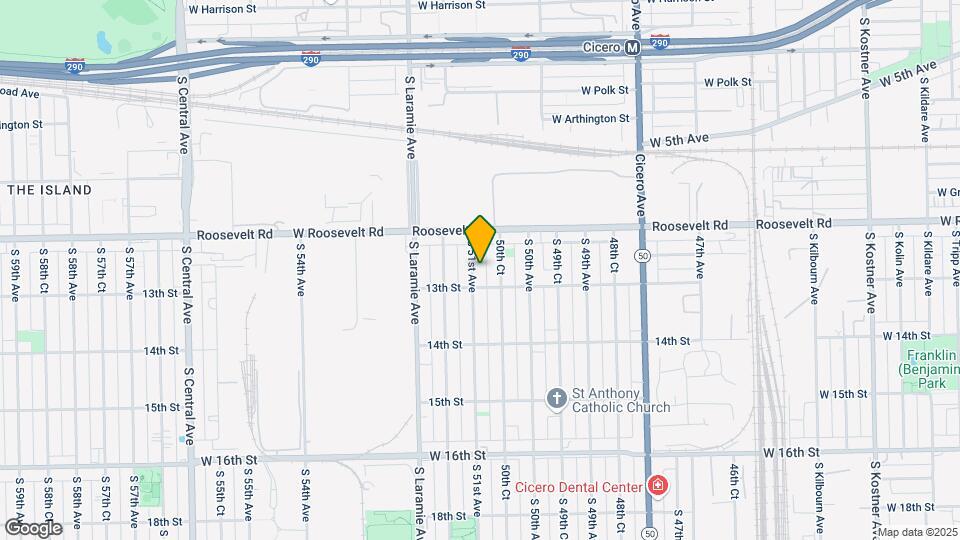 1237 S 51st Ave, Unit 2R Map and Location Details