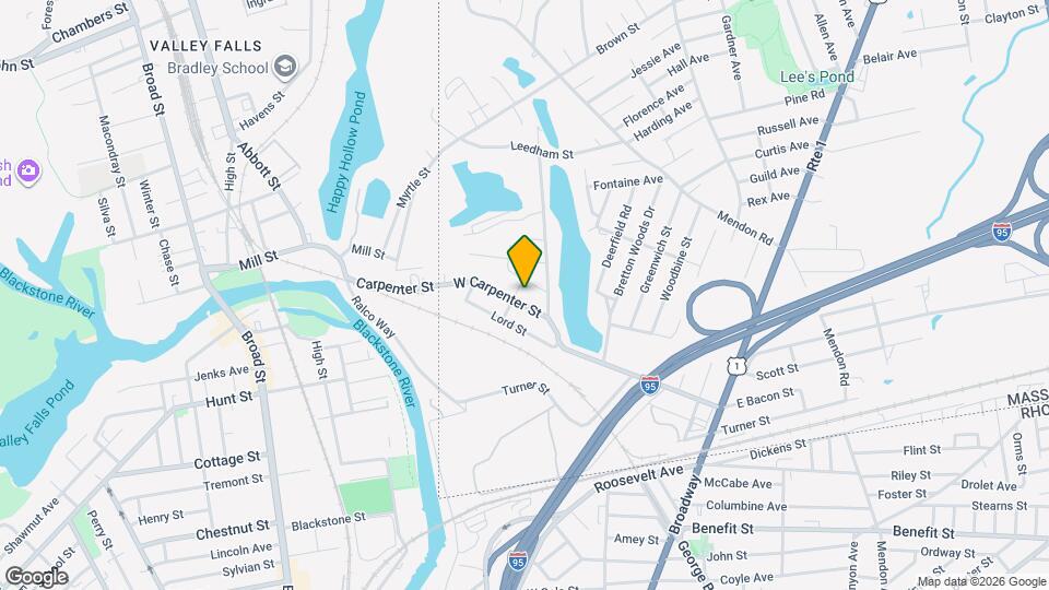 21 W Carpenter St, Unit B Map and Location Details