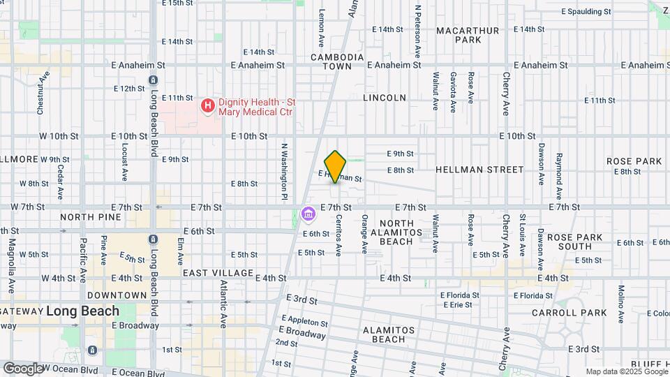 753 Cerritos Ave Map and Location Details