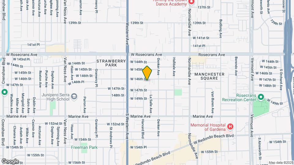 1648 W 146th St Map and Location Details