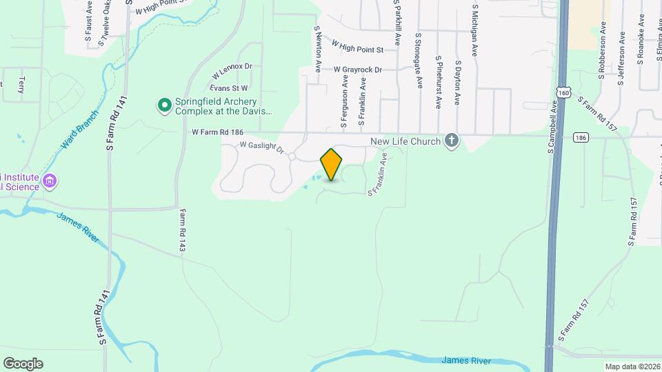 5926 S Doubletree Ct Map and Location Details