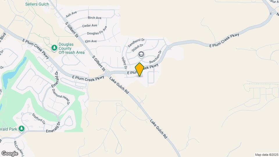 2080 Oakcrest Cir Map and Location Details