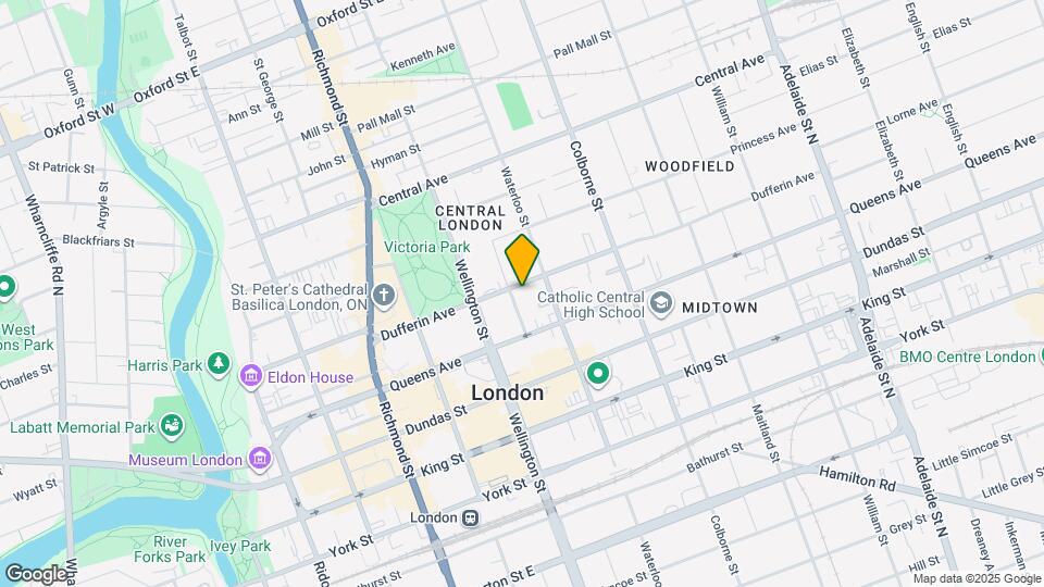 311 Dufferin Av Map and Location Details