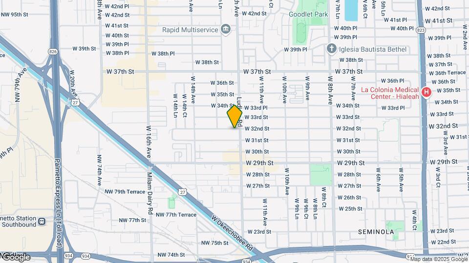 1210 W 32nd St, Unit B18 Map and Location Details