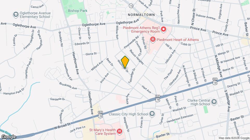 129 Westover Dr Map and Location Details