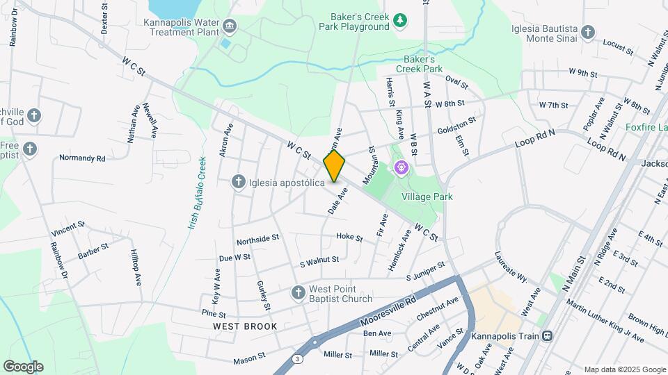 1004 Orangewood St Map and Location Details