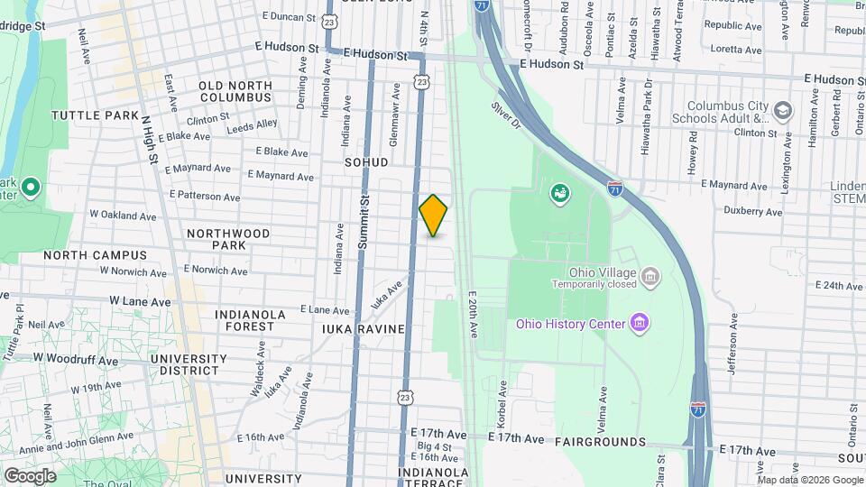 460 Alden Ave Map and Location Details