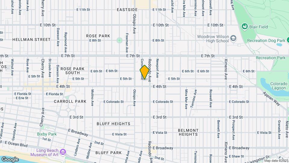 428 Coronado Ave Mapa y Detalles de la Ubicación