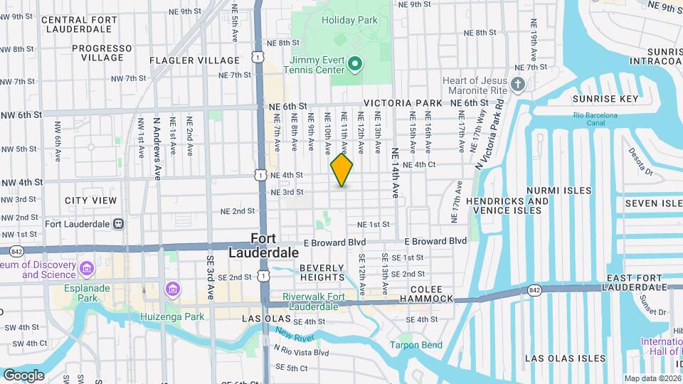 1018 NE 3rd St Map and Location Details