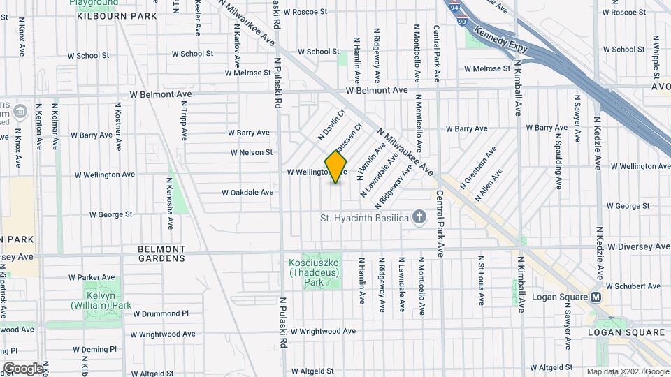 2934 N Avers Ave Map and Location Details