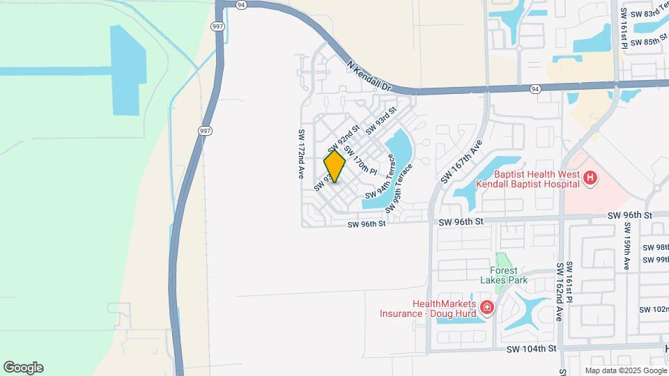 9371 SW 171st Ave Map and Location Details