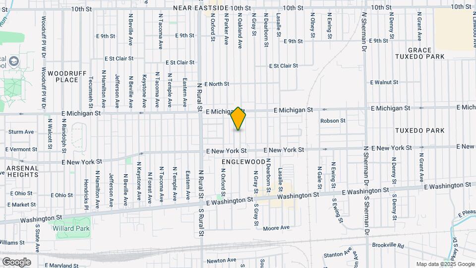 408 N Oakland Ave Map and Location Details