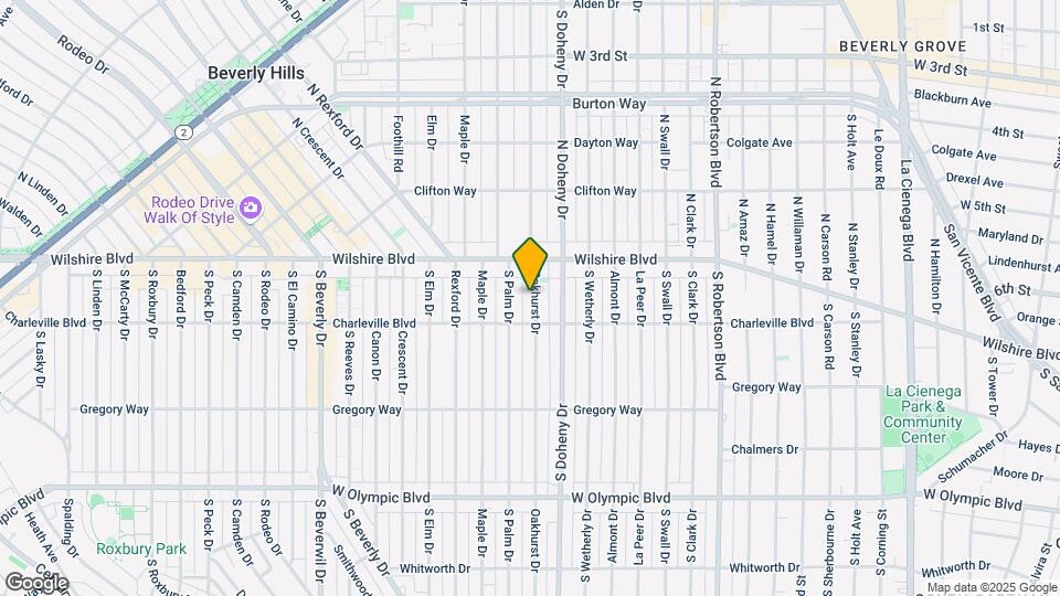 133 S Oakhurst Dr Map and Location Details