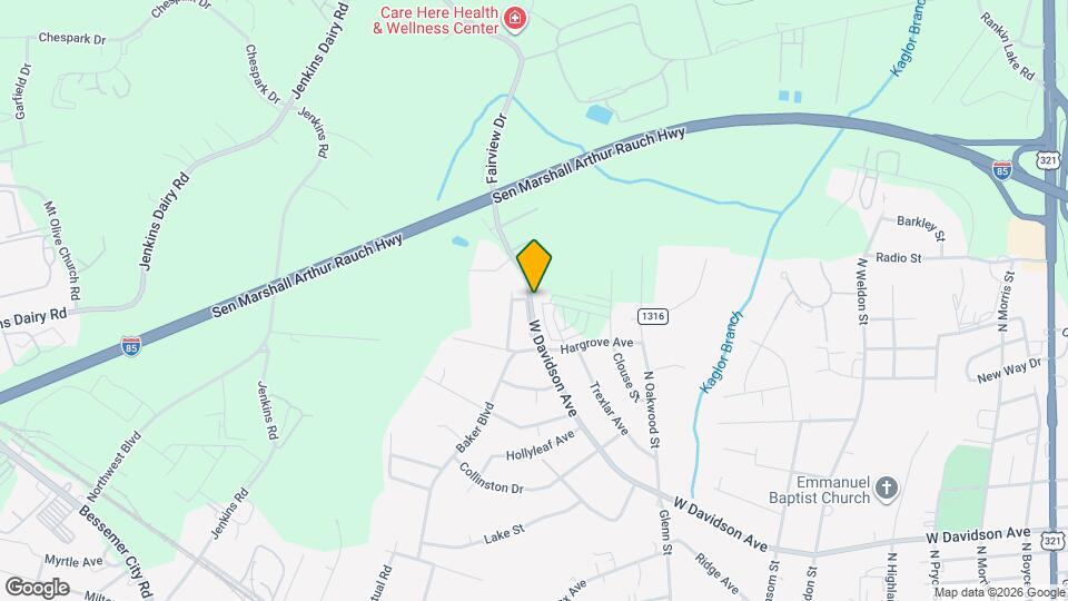 1990 W Davidson Ave Map and Location Details