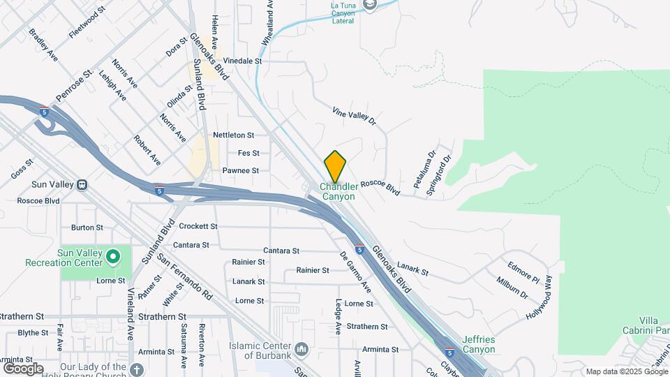 8333 Glencrest Dr Map and Location Details