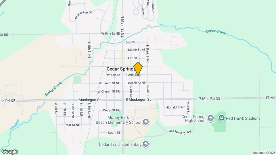 92 E Ash St Map and Location Details