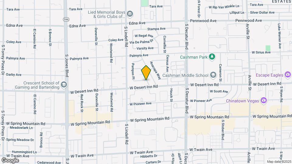 5301 Opuntia St Map and Location Details