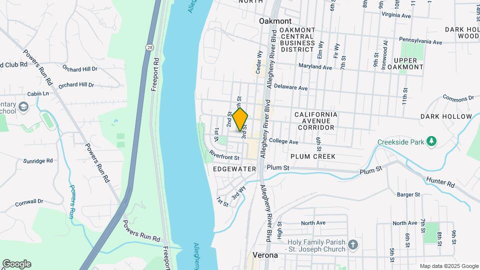 229 College Ave Map and Location Details