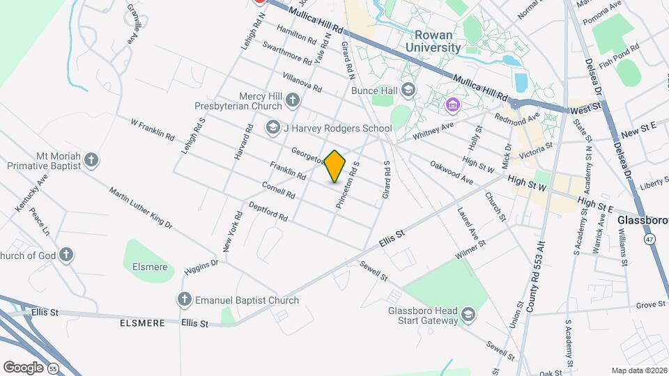 105 Franklin Rd Mapa y Detalles de la Ubicación