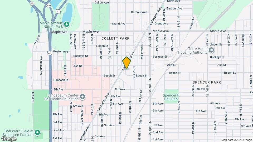 1723 N 11th St Mapa y Detalles de la Ubicación