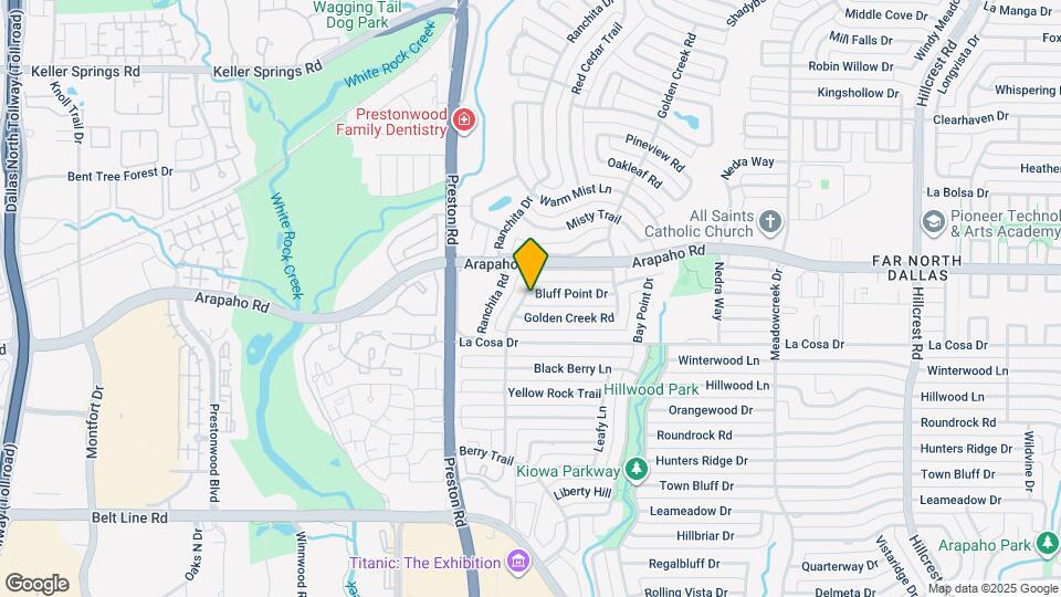 6104 Bluff Point Dr Map and Location Details