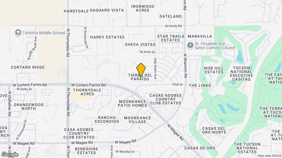 8455 N Placita De La Manzana Map and Location Details