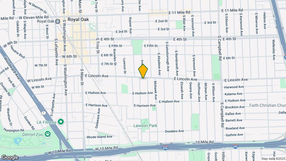 804 E Lincoln Ave Map and Location Details