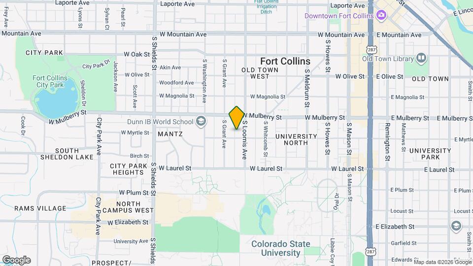 712 W Myrtle St Map and Location Details