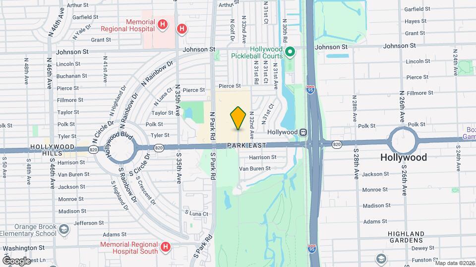 5860 Hollywood Way Map and Location Details