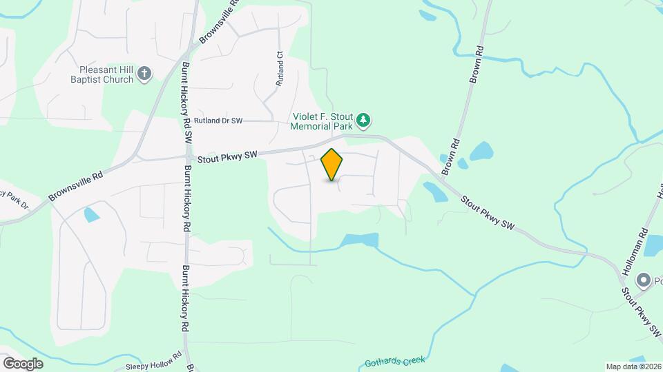 5434 Beaver Lake Dr SW Map and Location Details