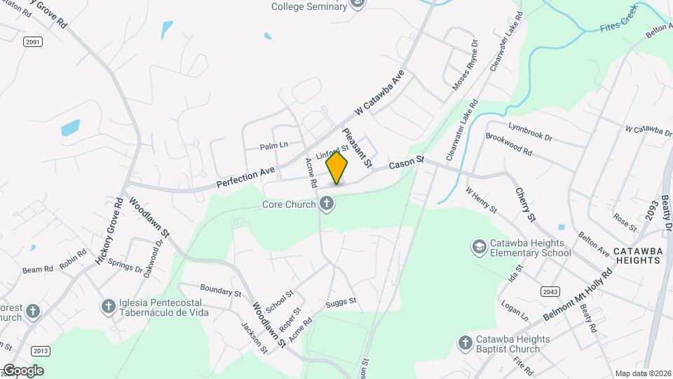 1105 Cason St Map and Location Details