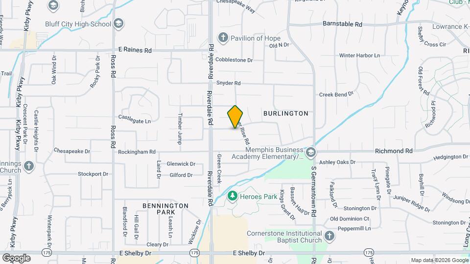 7019 Shadow Oaks Dr Map and Location Details