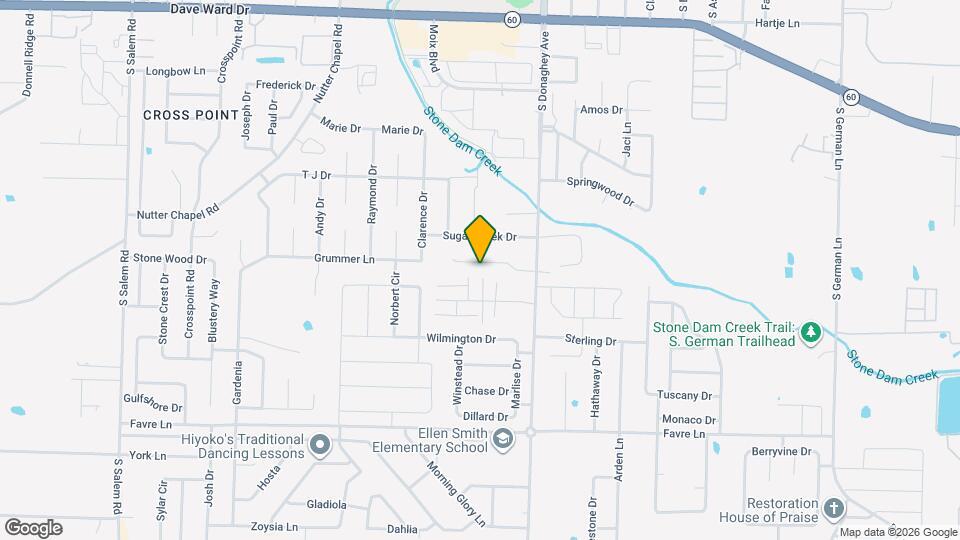 2205 Rosemary Dr Map and Location Details