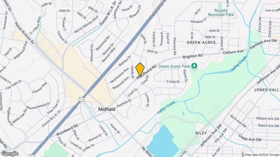 1321 Woodward Rd Map and Location Details