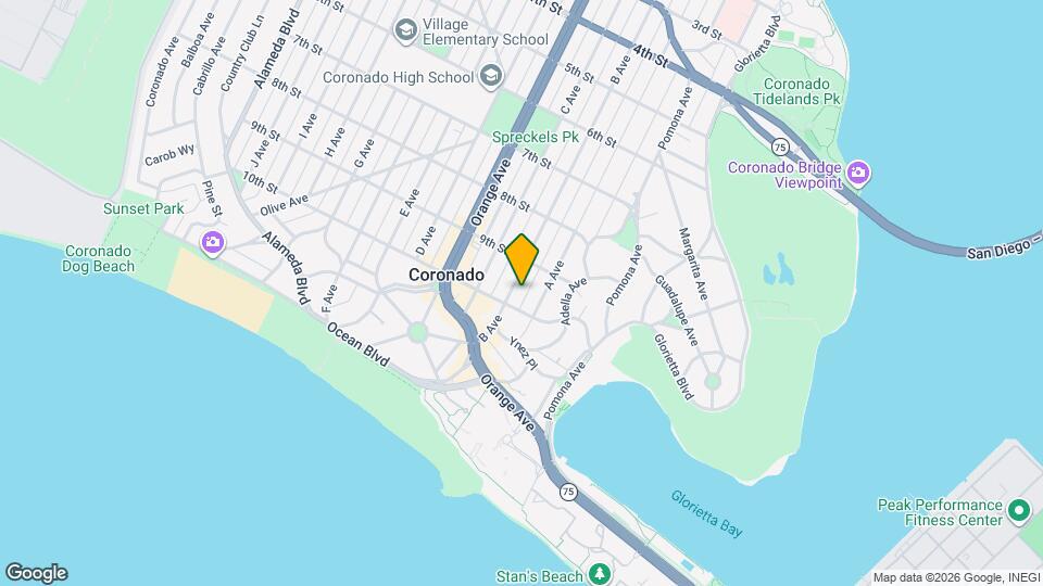 951 B Ave Map and Location Details