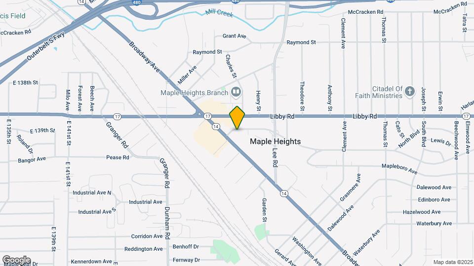 15900 Maple Heights Blvd Map and Location Details