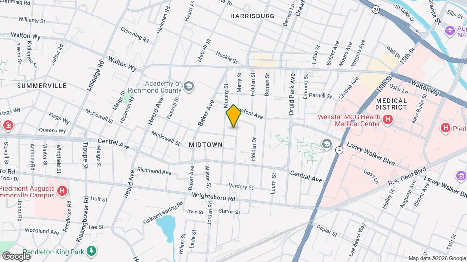 1133 Merry St Map and Location Details