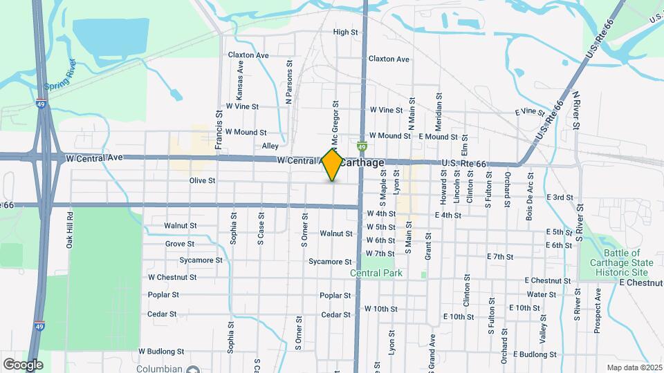 303 S McGregor St Map and Location Details