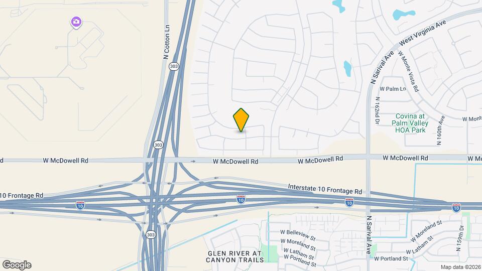 16794 W Coronado Rd Map and Location Details