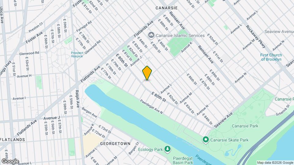 1112 E 81st St Map and Location Details