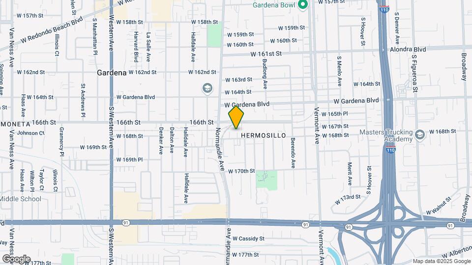 1323 W 168th St Map and Location Details