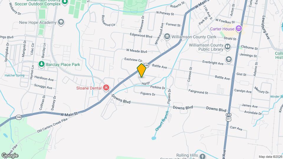 502 Harpeth Dr Map and Location Details