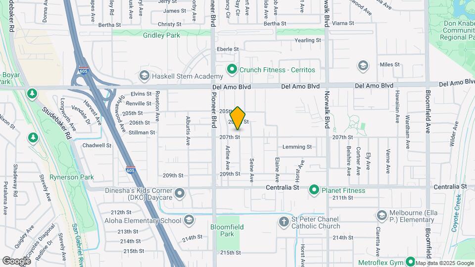 11859 207th St Map and Location Details